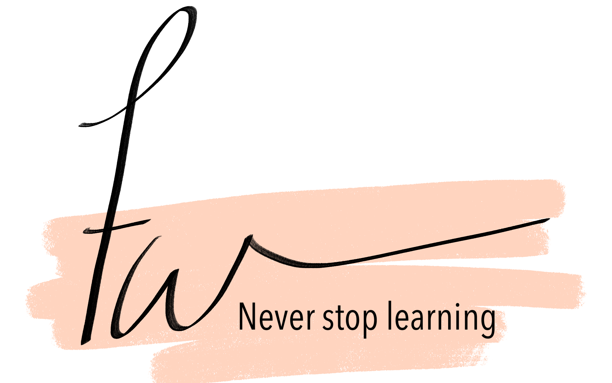 Logo Fenna Wegman Never Stop Learning